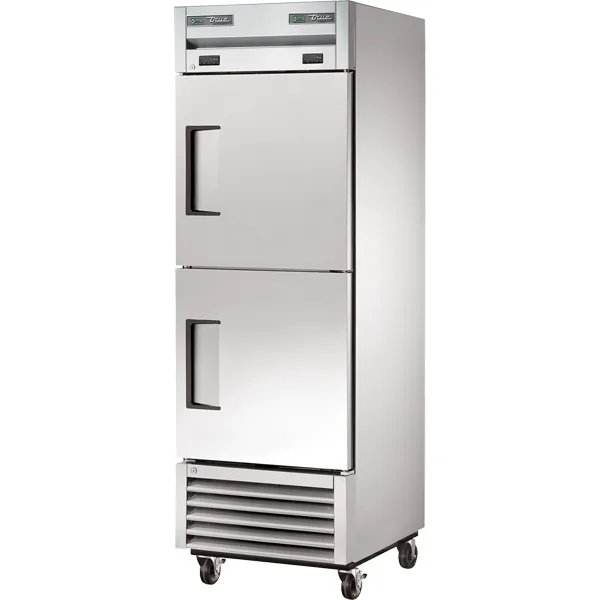True T-23DT-HC — Reach-In Refrigerator with 2 Solid Doors, 27"W x 29.5"D x 78.38"H, 18 cu ft