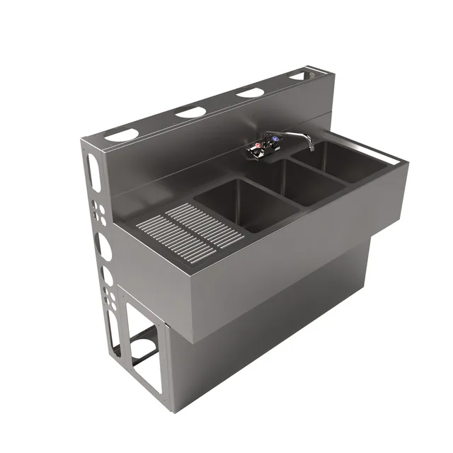 BK Resources UBDW-18-348LS — Underbar Unit, stainless steel