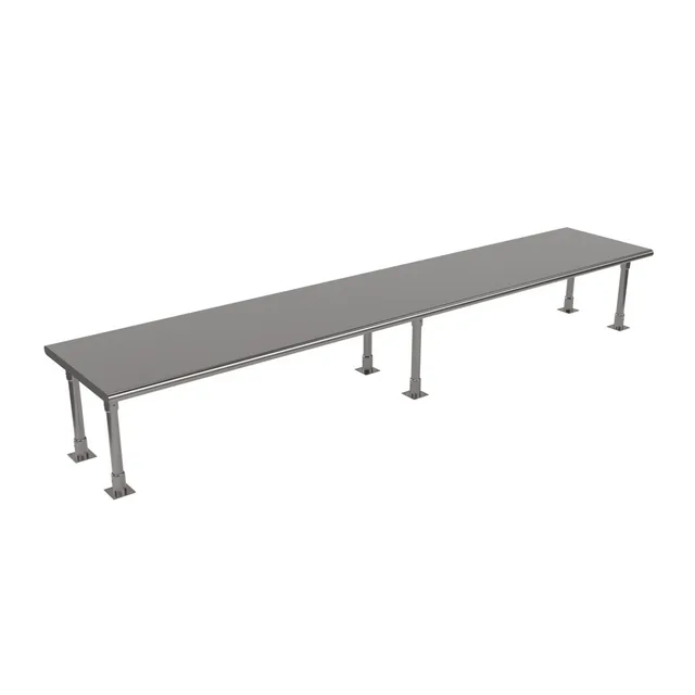 BK Resources BK-OSS-24120BN — Overshelf, 120"W x 24"D, stainless steel
