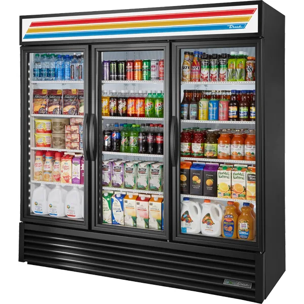 True GDM-72-HC~TSL01 — Reach-In Refrigerator with 3 Glass Doors, 78.13"W x 29.88"D x 78.63"H, 65.65 cu ft