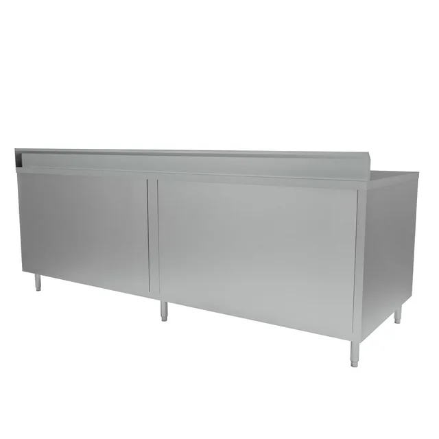 BK Resources CSTR5-36120H — Cabinet Base Work Table, 120"W x 36"D x 39.75"H, stainless steel