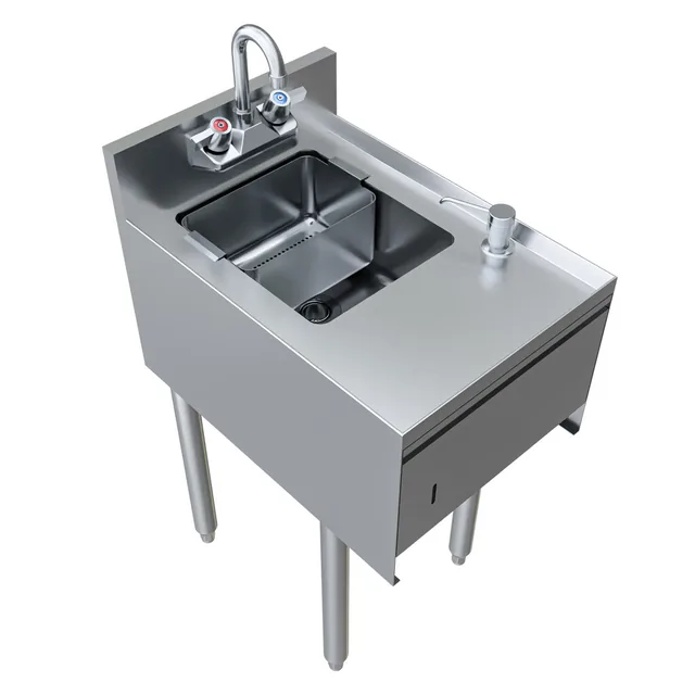 BK Resources UB4-21-1012HST-15-PG — Underbar Unit, stainless steel