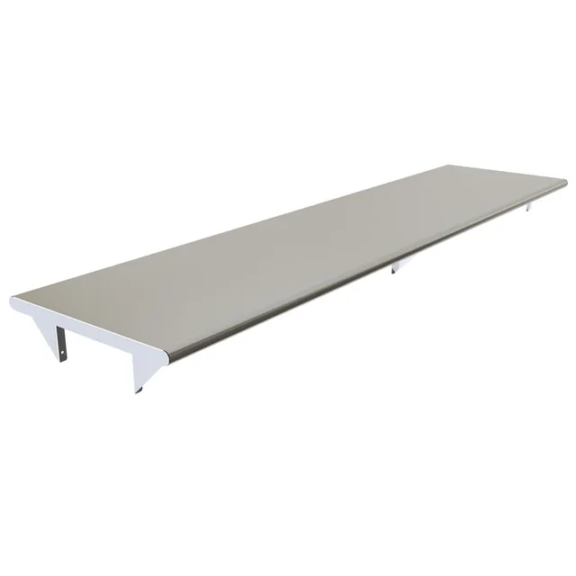 BK Resources PTS-2496 — Shelf, 96"W x 24"D, 16-ga 304 stainless steel