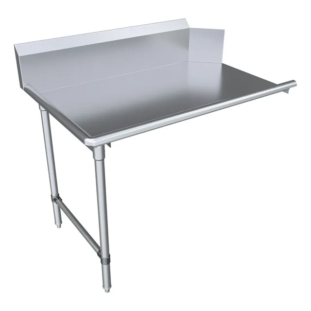 BK Resources BKCDT6-48-L-SS — Dish Table, 16-ga