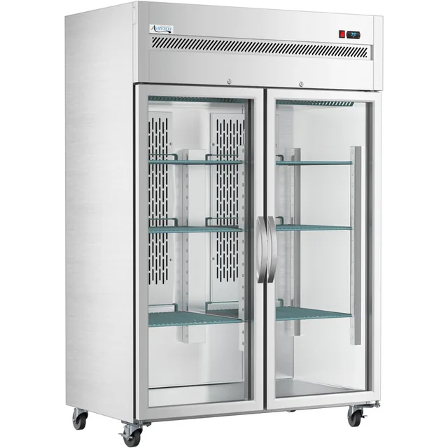 Avantco Refrigeration 178Z2RGHC — 2-Door Glass Reach-In Refrigerator, 59.0"W, 42.6 cu ft