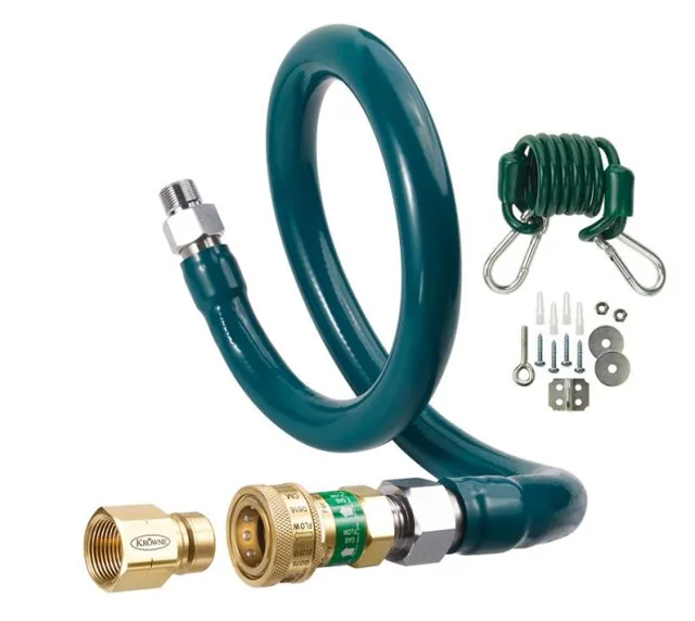 Krowne M10036K2 — 1" Gas Connector Hose, 36" long