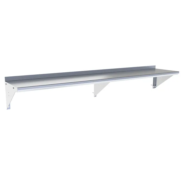 BK Resources BKWS6-1472 — Wall Shelf, 72"W x 14"D, stainless steel
