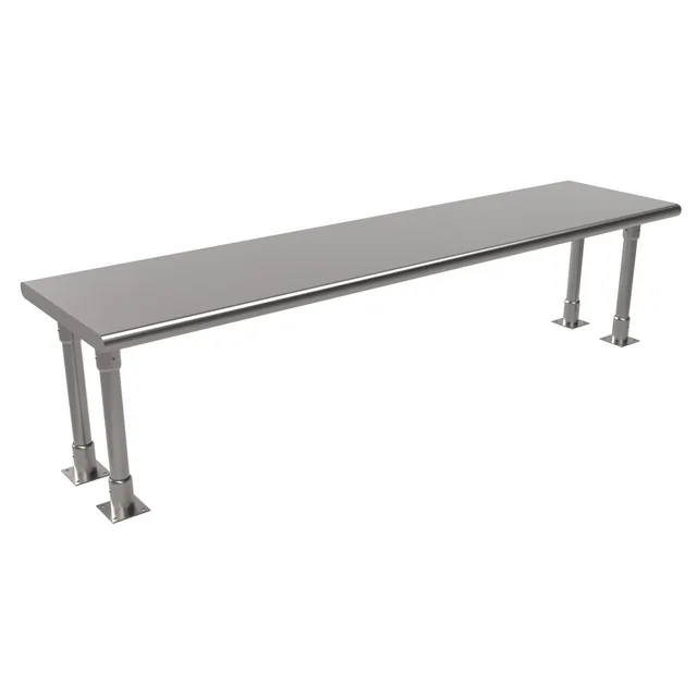 BK Resources BK-OSS-1872BN — Overshelf, 72"W x 18"D, stainless steel