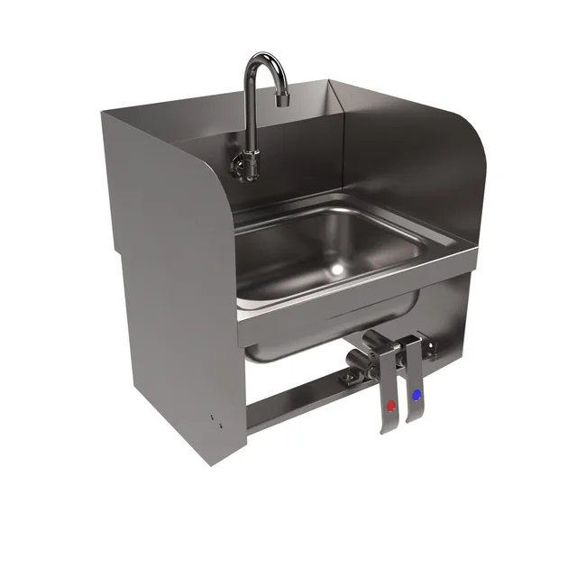 BK Resources BKHS-W-1410-1SSBKKPG — Hand Sink, 17"W x 15.5"D x 19.48"H