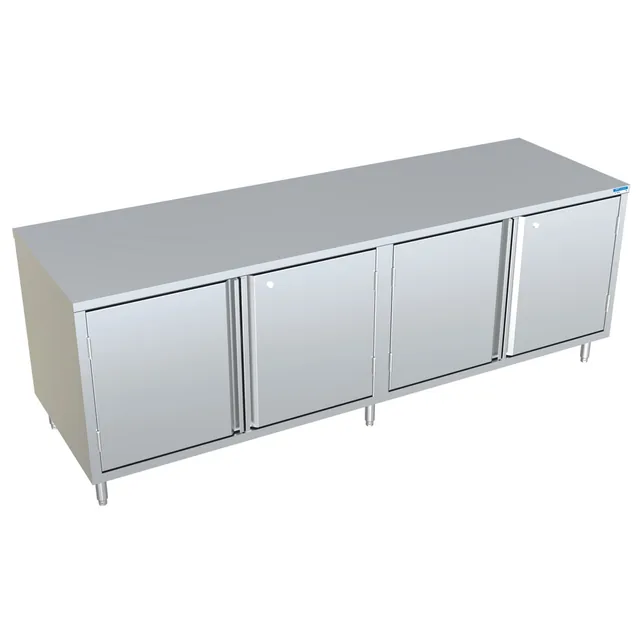BK Resources CST-3084HL2 — Cabinet Base Work Table, 84"W x 30"D x 34.75"H, stainless steel