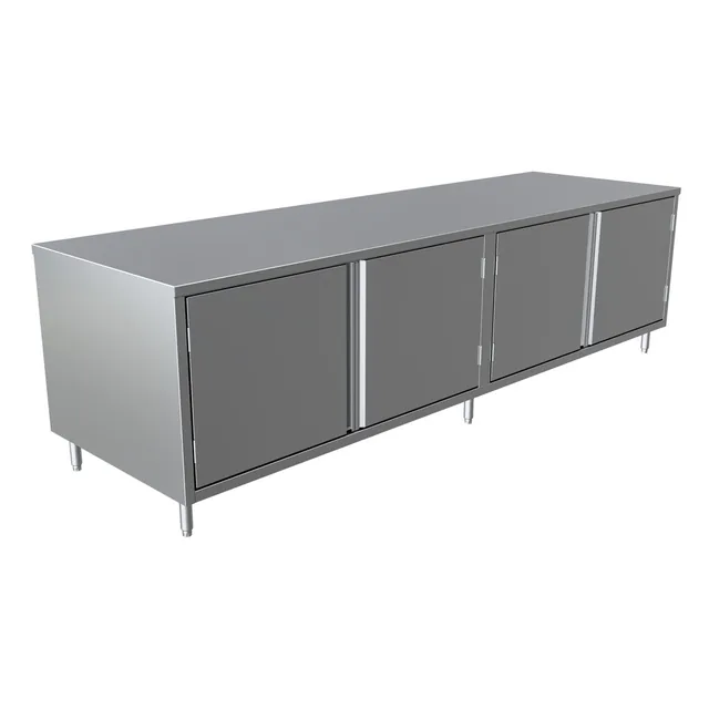 BK Resources CST-36120H2 — Cabinet Base Work Table, 120"W x 36"D, stainless steel