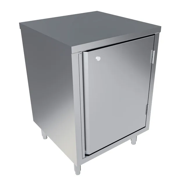 BK Resources CST-2424HL — Cabinet Base Work Table, 24"W x 24"D x 34.75"H, stainless steel