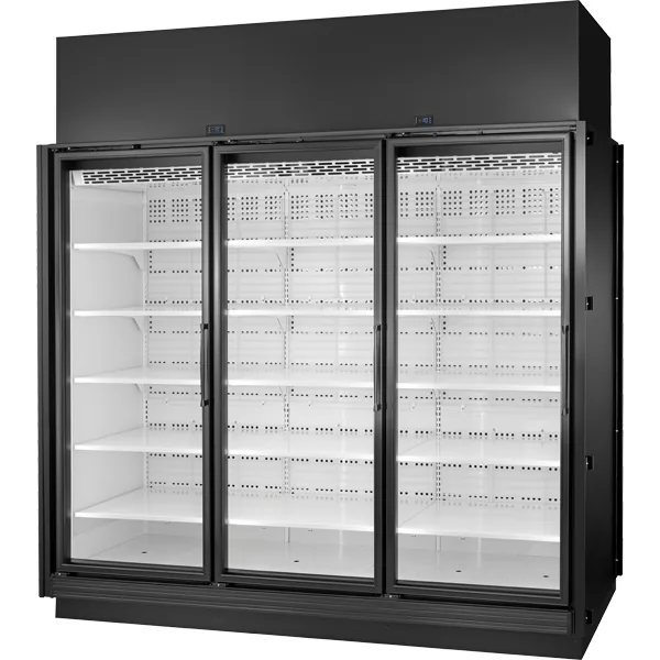 True TRM3L-NY-BLK-WHT-1BLKLLL-4 — Glass-Door Merchandiser, 97″W