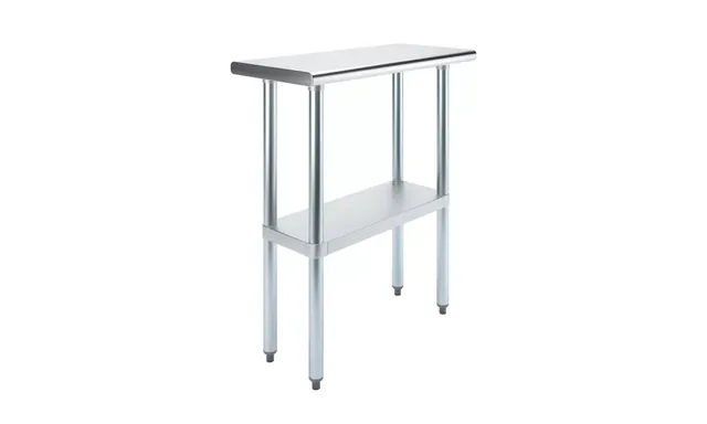 AmGood AMGWT-1430 — Work Table, 30"W x 14"D, 18-ga 430 stainless steel