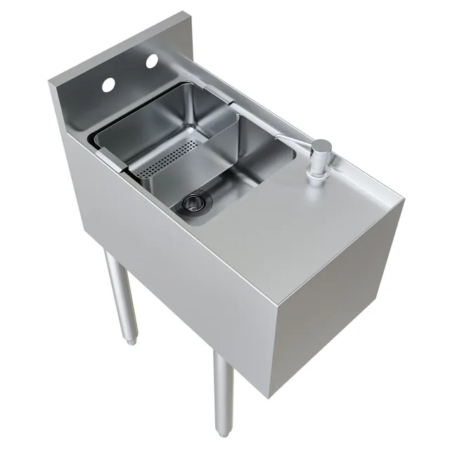 BK Resources UB4-21-1012HST-12 — Underbar Unit, stainless steel