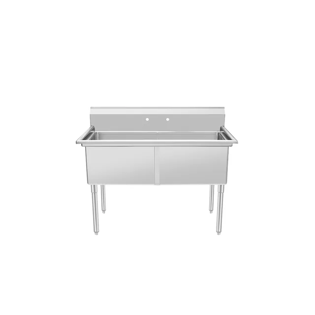 Atosa SS2424F21N — 2-Compartment Sink, 53"W x 23.5"D