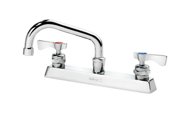 Krowne 15-506L — Deck-Mount Faucet, 8"" Centers, 6" Spout
