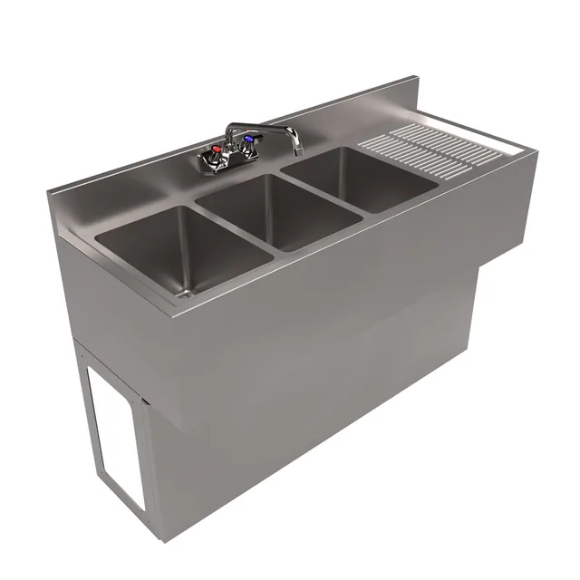 BK Resources UBB-18-348RS — Underbar Unit, stainless steel