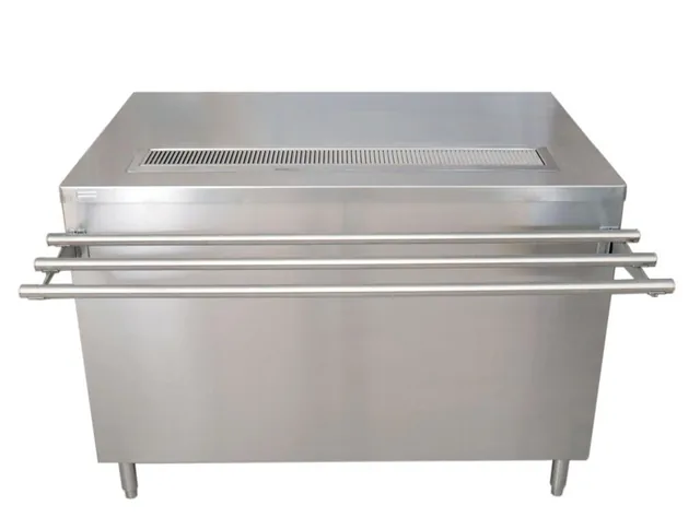 BK Resources US-3048C-HL — Cabinet Base Work Table, 48"W x 30"D x 34.75"H, 14-ga stainless steel