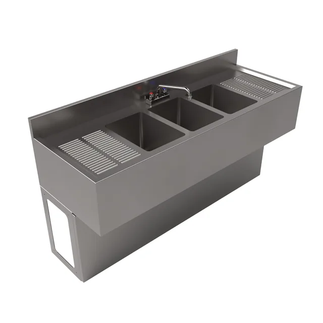 BK Resources UBB-21-360TS — Underbar Unit, stainless steel