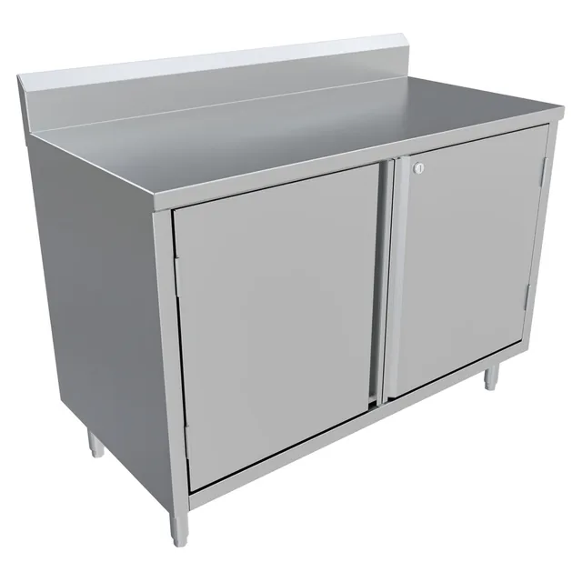 BK Resources CSTR5-2448HL — Cabinet Base Work Table, 48"W x 24"D x 39.75"H, stainless steel