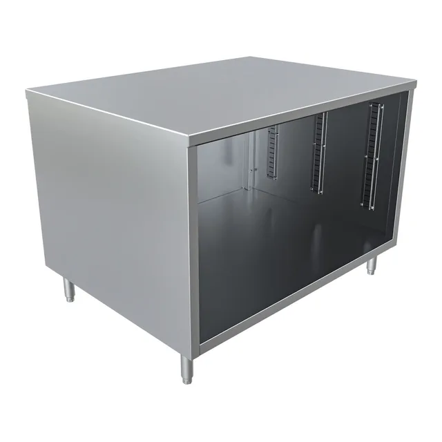 BK Resources CST-3648 — Cabinet Base Work Table, 48"W x 36"D x 34.75"H, 304 stainless steel