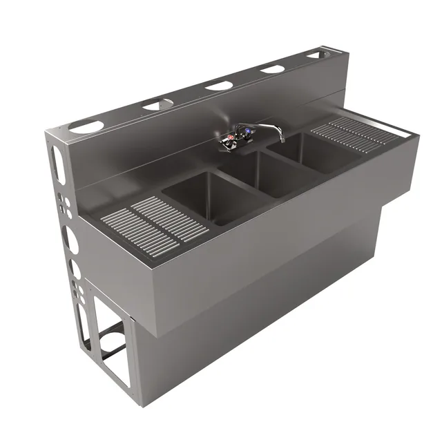 BK Resources UBDW-18-360TS — Underbar Unit, stainless steel
