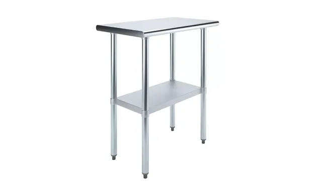 AmGood AMGWT-1830 — Work Table, 30"W x 18"D, 18-ga 430 stainless steel