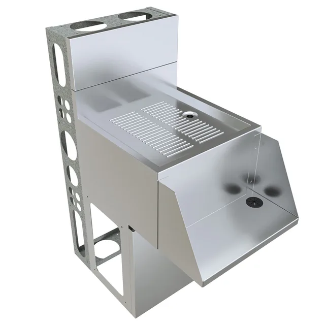 BK Resources UBDW-18-BDMX18 — Underbar Unit, stainless steel