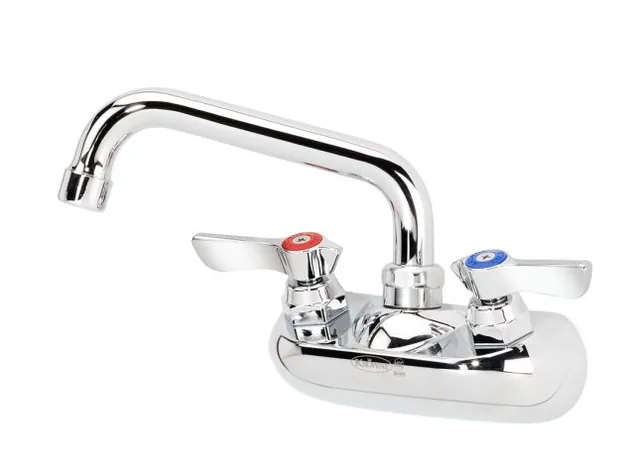 Krowne 10-406L — Wall-Mount Faucet, 4"" Centers, 6" Spout