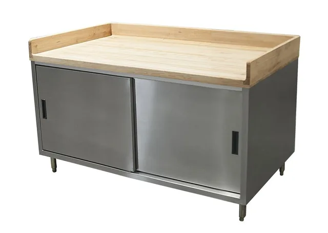 BK Resources CMBT-3660S — Cabinet Base Work Table, stainless steel