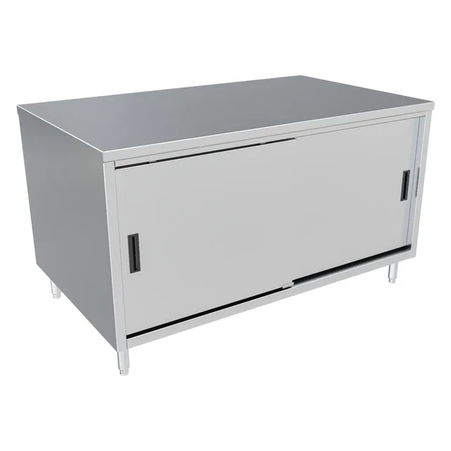 BK Resources CST-3660S — Cabinet Base Work Table, 60"W x 36"D x 34.75"H, stainless steel