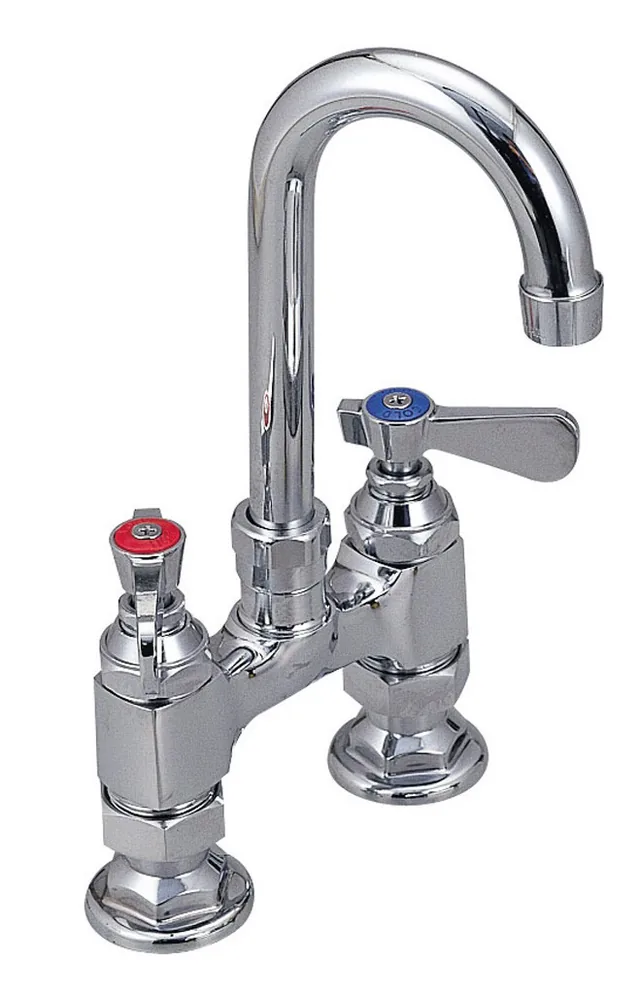 BK Resources BKF4HD-5G-G — Deck-Mount Faucet, 5" Spout