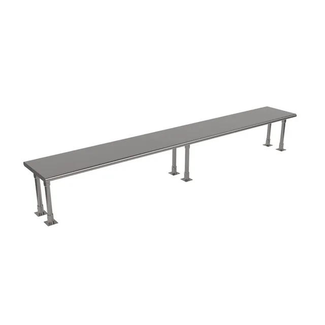 BK Resources BK-OSS-18120BN — Overshelf, 120"W x 18"D, stainless steel