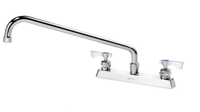 Krowne 15-516L — Deck-Mount Faucet, 8"" Centers, 16" Spout
