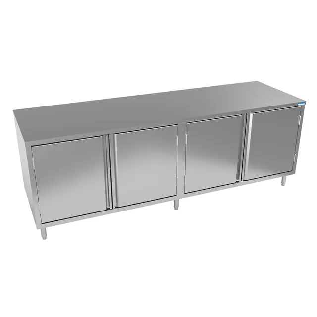 BK Resources CST-3084H2 — Cabinet Base Work Table, 84"W x 30"D x 34.75"H, stainless steel