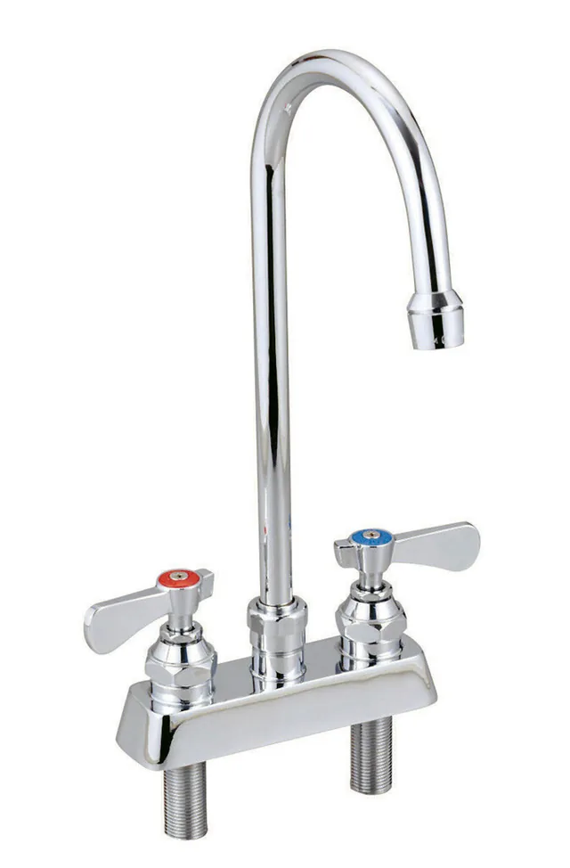 BK Resources BKF-4DM-3G-G — Deck-Mount Faucet, 3.5" Spout