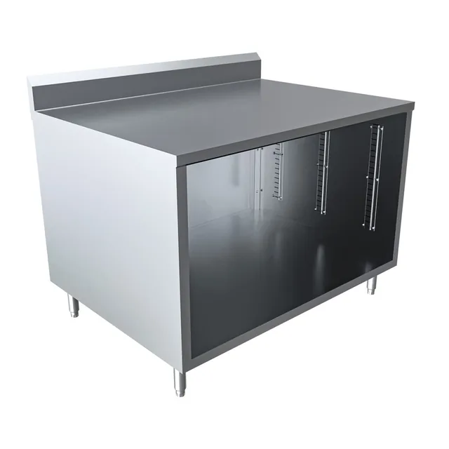 BK Resources CSTR5-3648 — Cabinet Base Work Table, 48"W x 36"D x 39.75"H, stainless steel