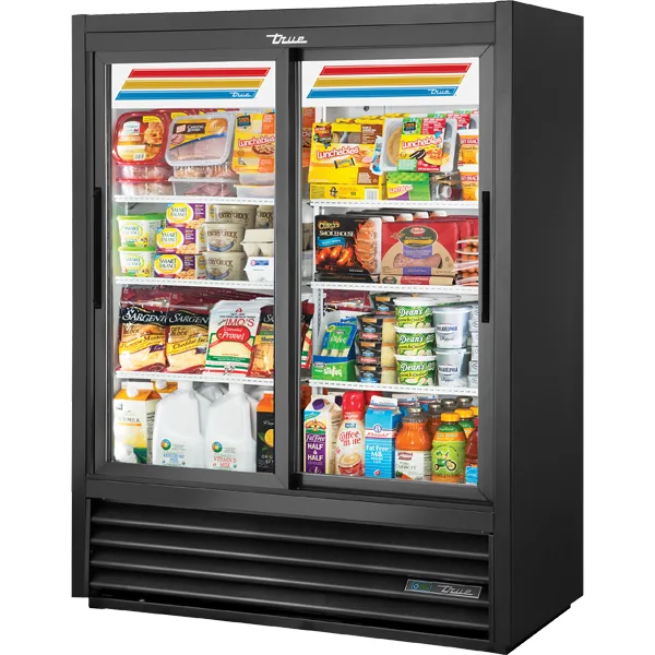 True GDM-41SL-60-HC-LD — Reach-In Refrigerator with 2 Glass Doors, 47.13"W x 21"D x 59.88"H, 16.5 cu ft