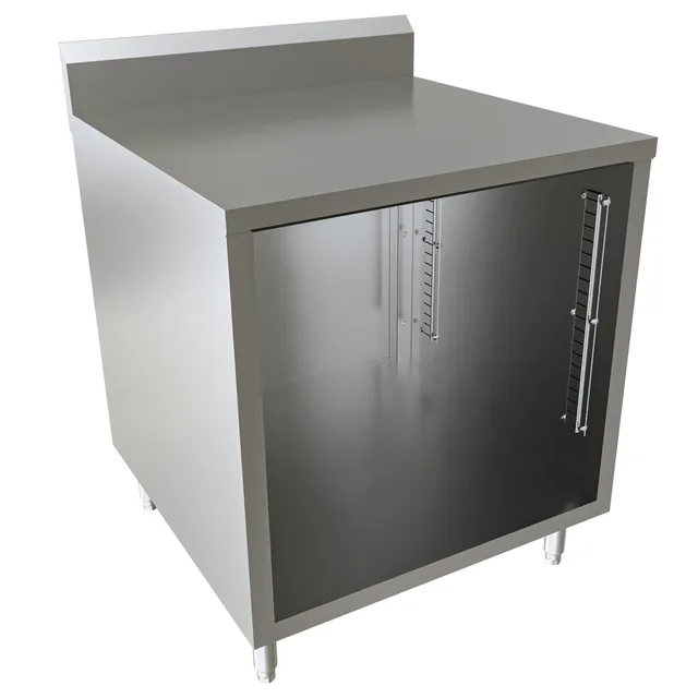 BK Resources CSTR5-3030 — Cabinet Base Work Table, 30"W x 30"D x 39.75"H, stainless steel