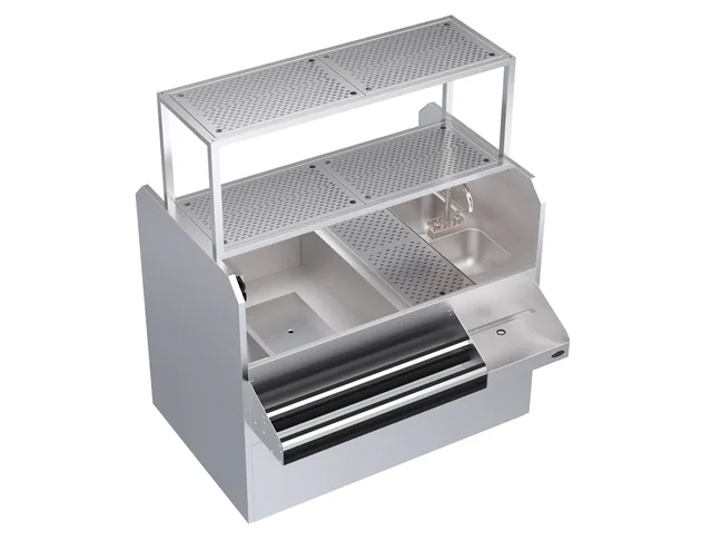 Krowne KRPT-54ALP-10 — Underbar ice bin, 54″ × 45″