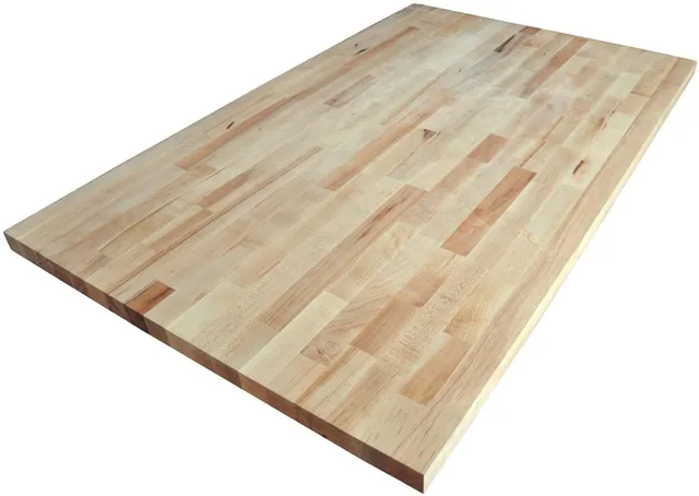 BK Resources MFT-4830 — Work Table, 48"W x 30"D x 1.75"H, hard maple top