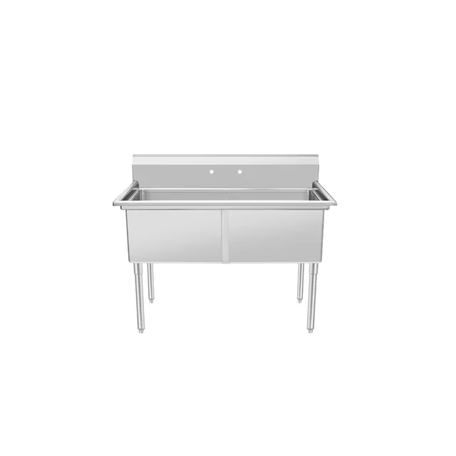 Atosa SS1818D21N — 2-Compartment Sink, 41"W x 23.5"D