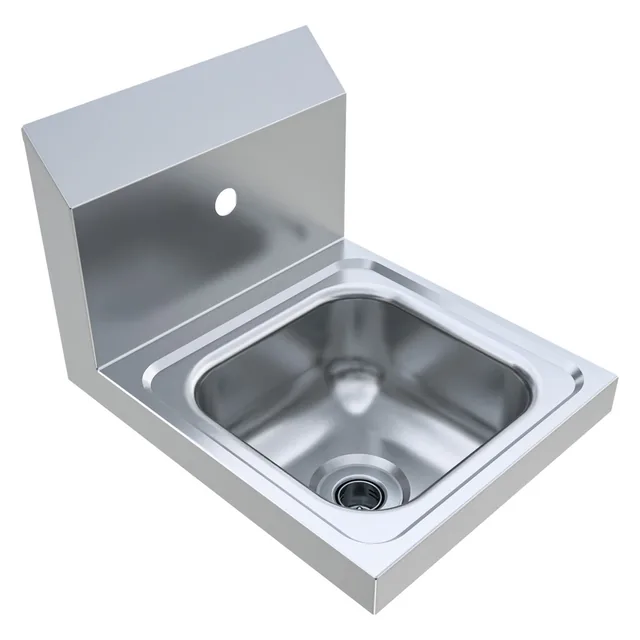 BK Resources BKHS-W-SS-1 — Hand Sink, 12"W x 14.5"D, stainless steel