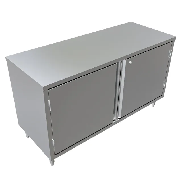 BK Resources CST-2460HL — Cabinet Base Work Table, 60"W x 24"D x 34.75"H, stainless steel