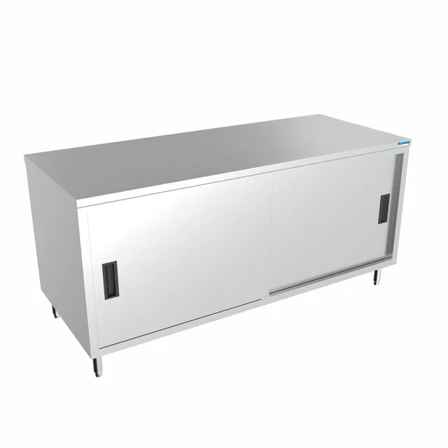 BK Resources CST-3072S — Cabinet Base Work Table, 72"W x 30"D x 34.75"H, stainless steel