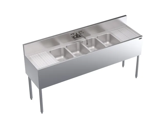 Krowne KR19-64C — Underbar bar sink, 72″