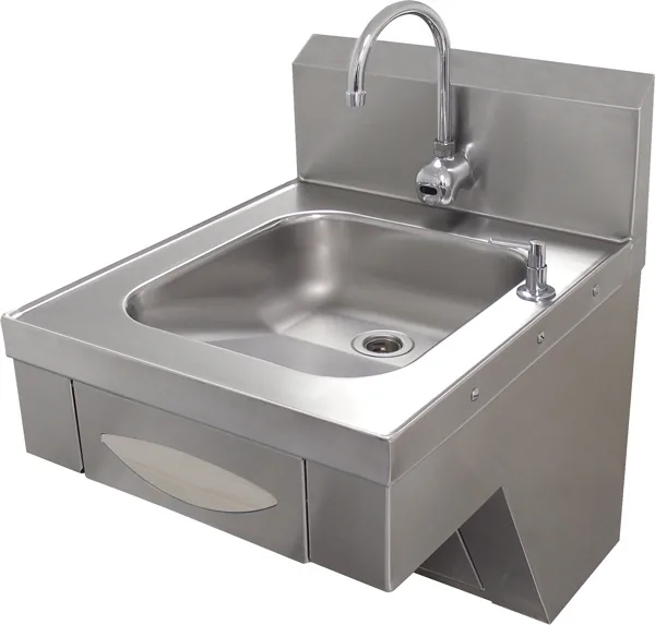 Advance Tabco 7-PS-26 — ADA Wall-Mount Hand Sink, 16"W x 14"D, 18-ga 304 stainless, sensor