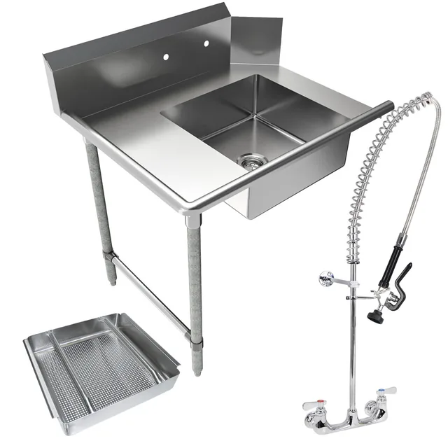 BK Resources BKSDT-36-L-P3-G — Dish Table, 18-ga