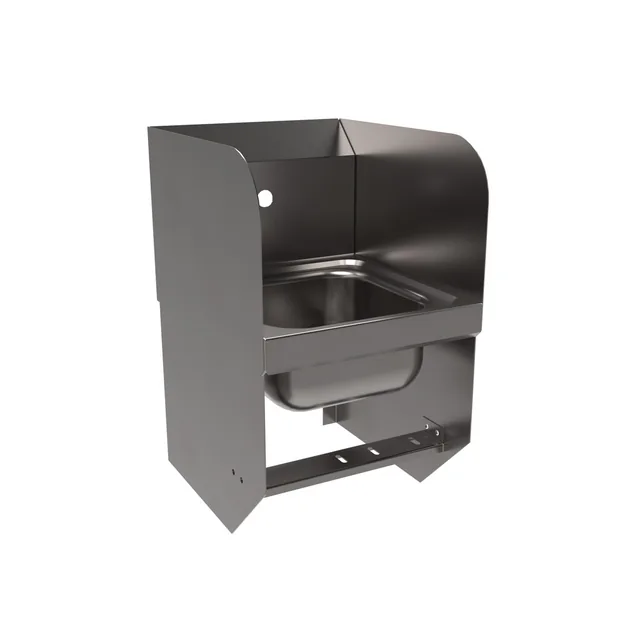 BK Resources BKHS-W-SS-1-SS-BKK — Hand Sink, 9"W x 9"D, 20-ga 304 stainless steel